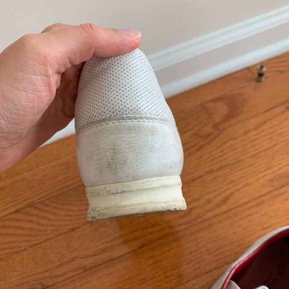 Gucci White Red And Sneak Leather Sneakers  S:7,5. - Picture 6 of 7